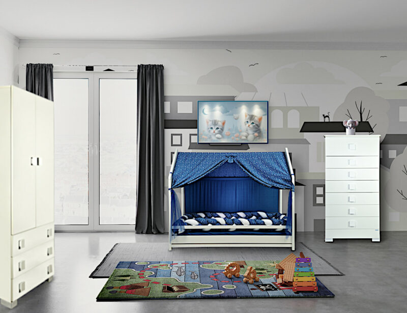 Future Lab - bianca con corredo blu
