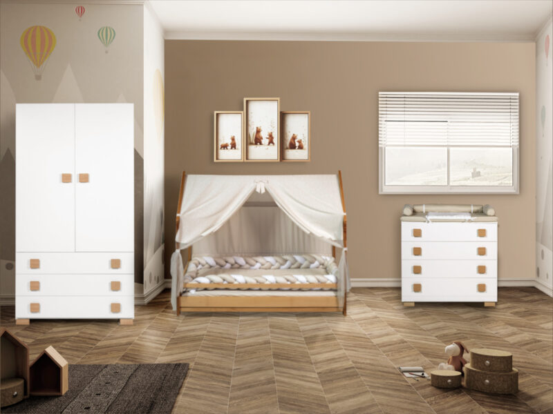 Future Lab - faggio naturale con corredo sabbia
